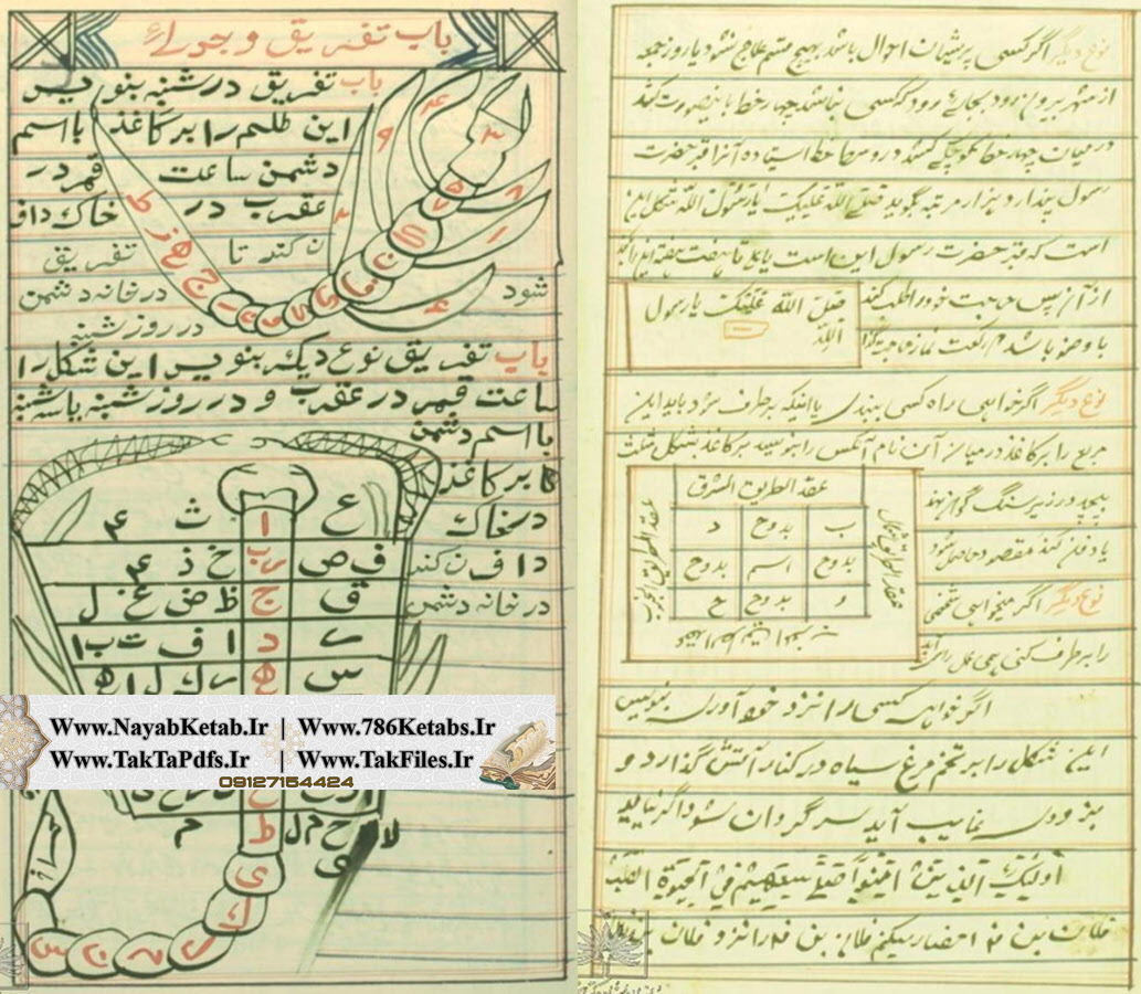دانلود رایگان کتاب اختیارات ایام در طالع انسان