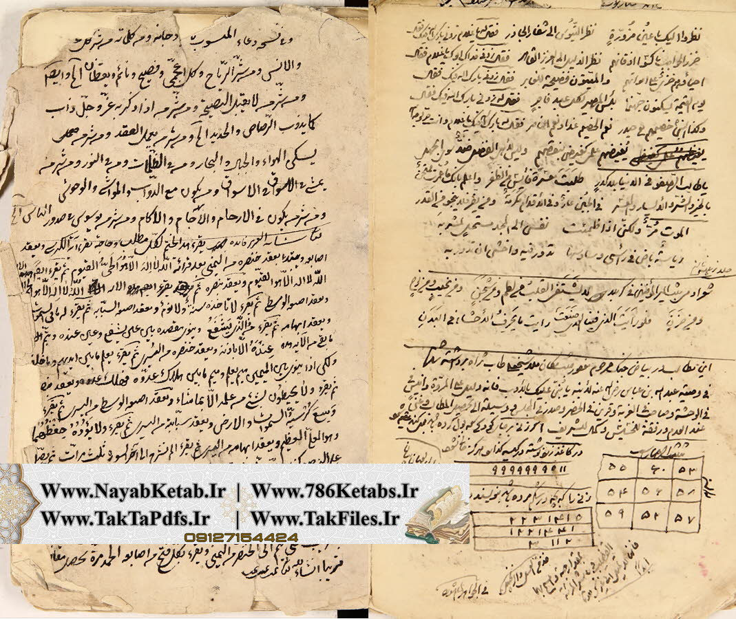 کتاب جنگ علوم غریبه در باب طب و ادعیه