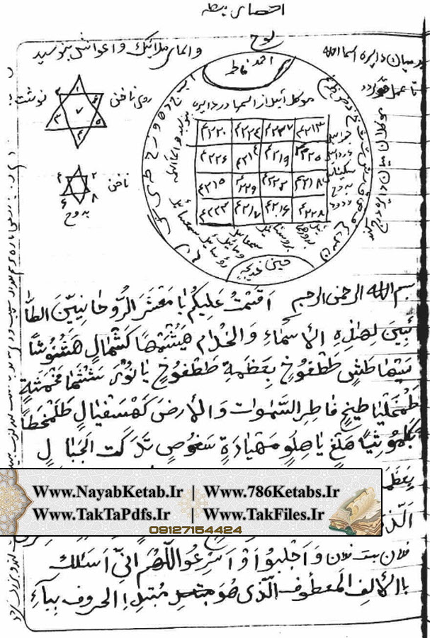 رساله ای درباب جفر جامع, علم سیمیا, علم سیمیا