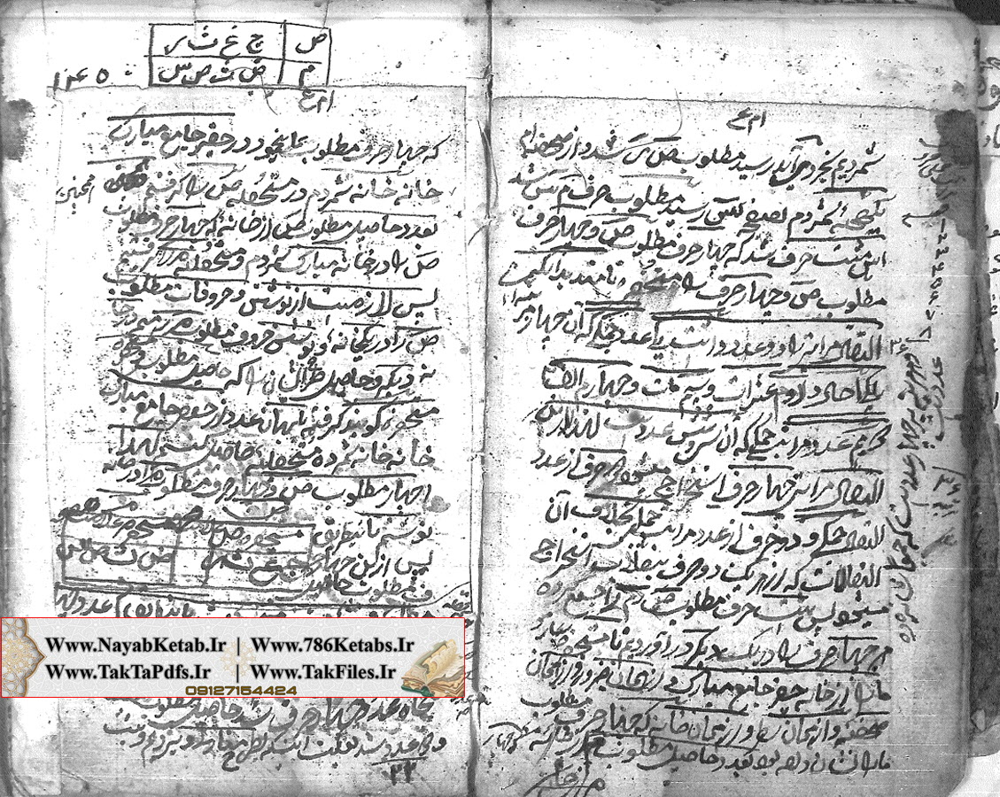 هذه رساله فی جفر الجامع و النور اللامع